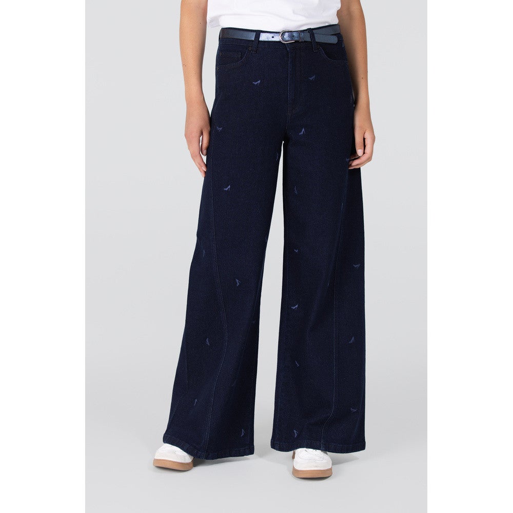 ISABEAU JEANS DH 457 long extra wide Blauw ISABEAU JEANS DH 457 long extra wide Blauw