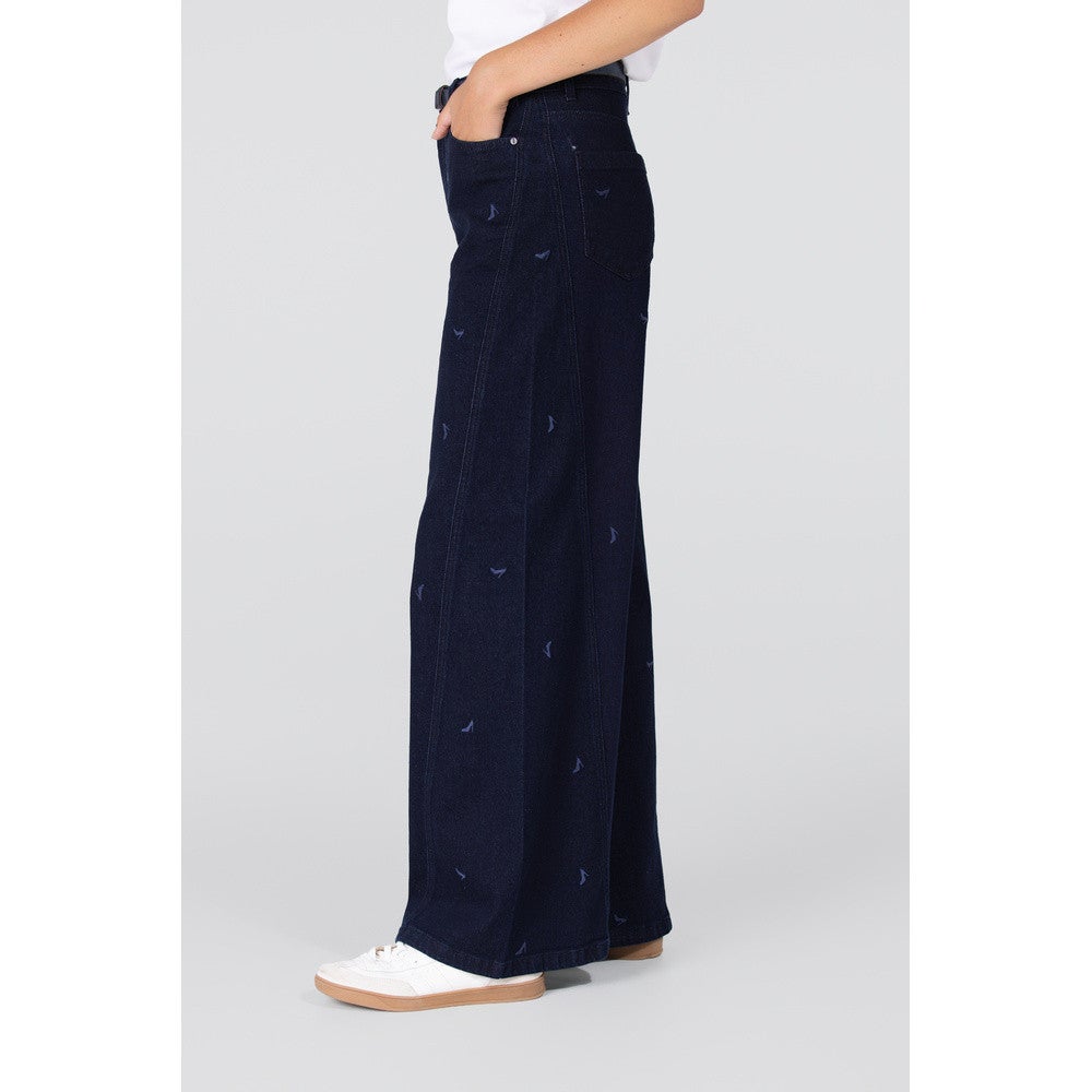 ISABEAU JEANS DH 457 long extra wide Blauw ISABEAU JEANS DH 457 long extra wide Blauw