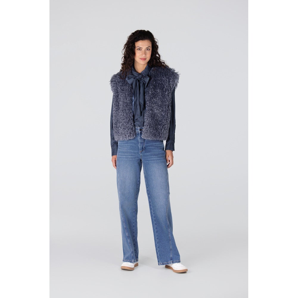 ESS BLOUSE SR 737 necktie Blauw ESS BLOUSE SR 737 necktie Blauw