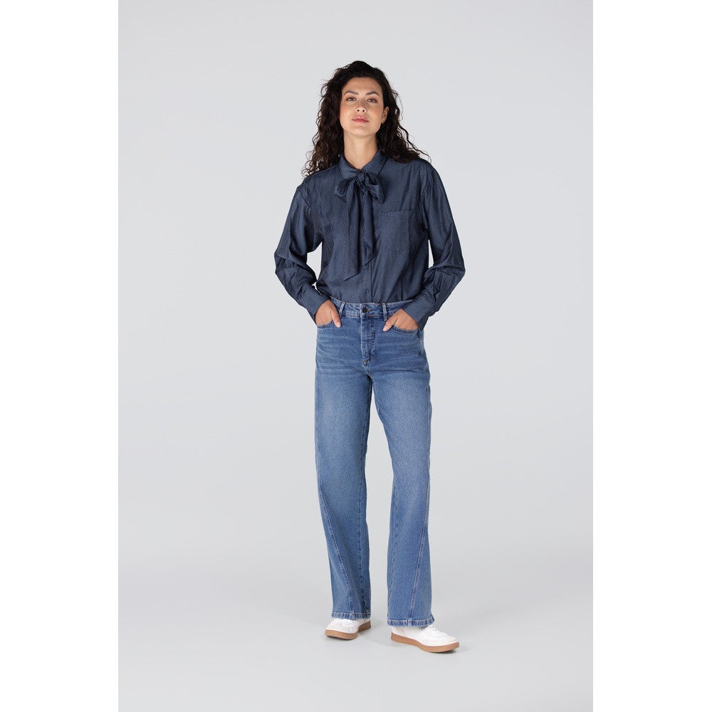 ESS BLOUSE SR 737 necktie Blauw ESS BLOUSE SR 737 necktie Blauw