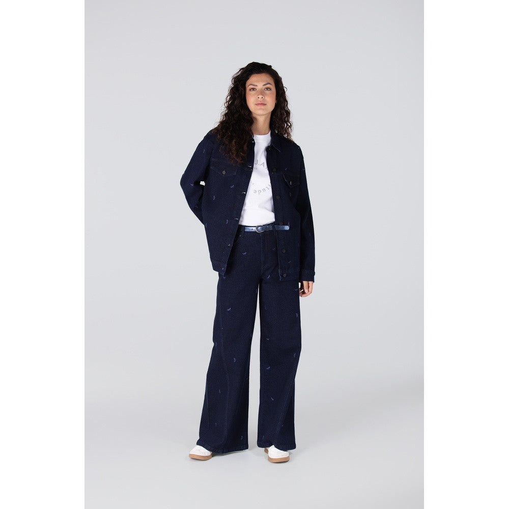 KAE JACKET DH 733 long sleeve oversized Blauw KAE JACKET DH 733 long sleeve oversized Blauw