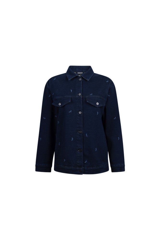 KAE JACKET DH 733 long sleeve oversized Blauw KAE JACKET DH 733 long sleeve oversized Blauw