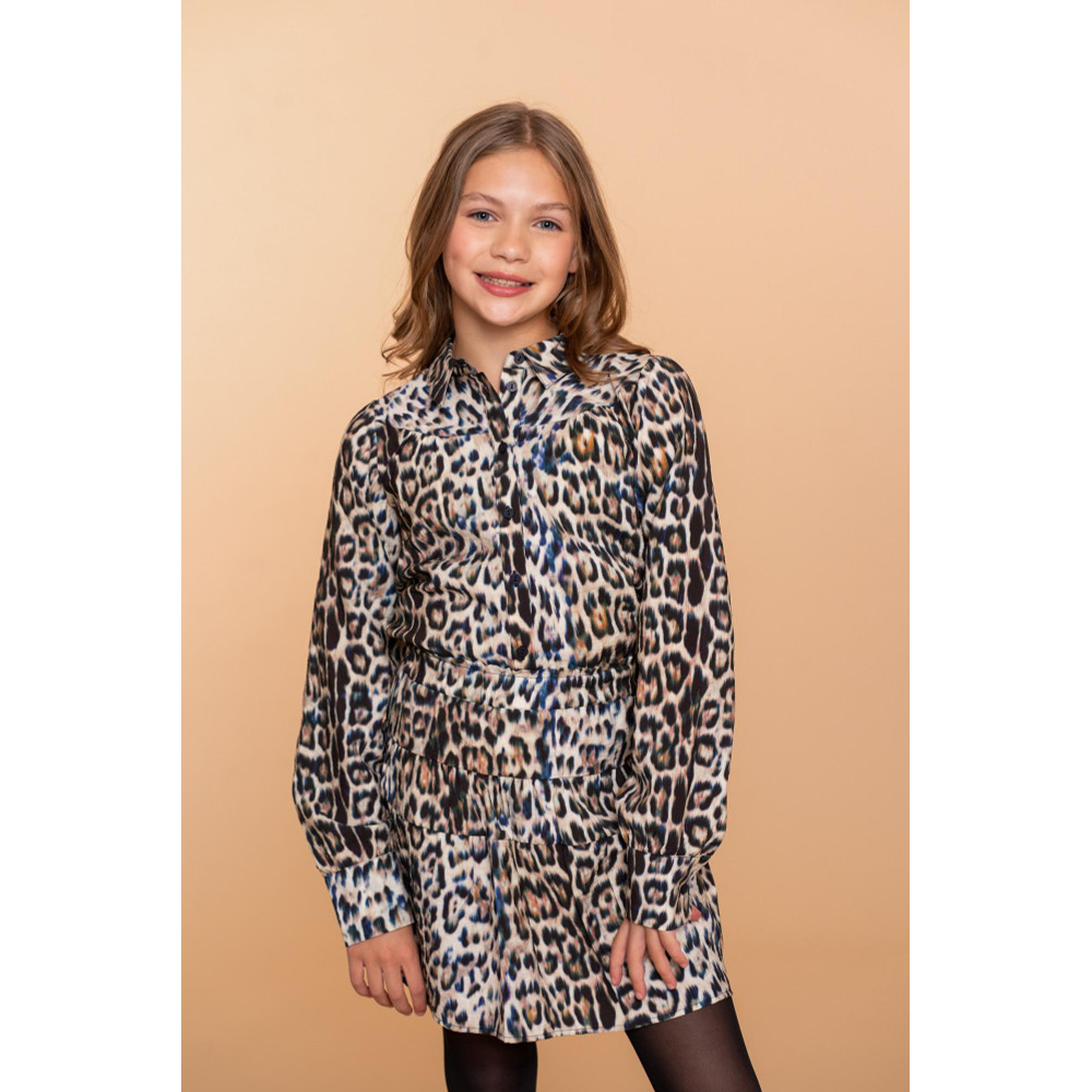 Luipaardprint Skirt Zwart 1 Luipaardprint Skirt Zwart 1