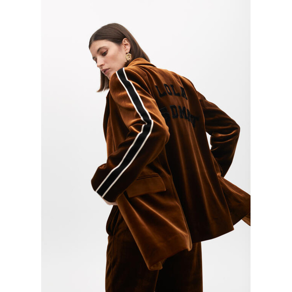 Velvet Blazer Bruin 1 Velvet Blazer Bruin 1