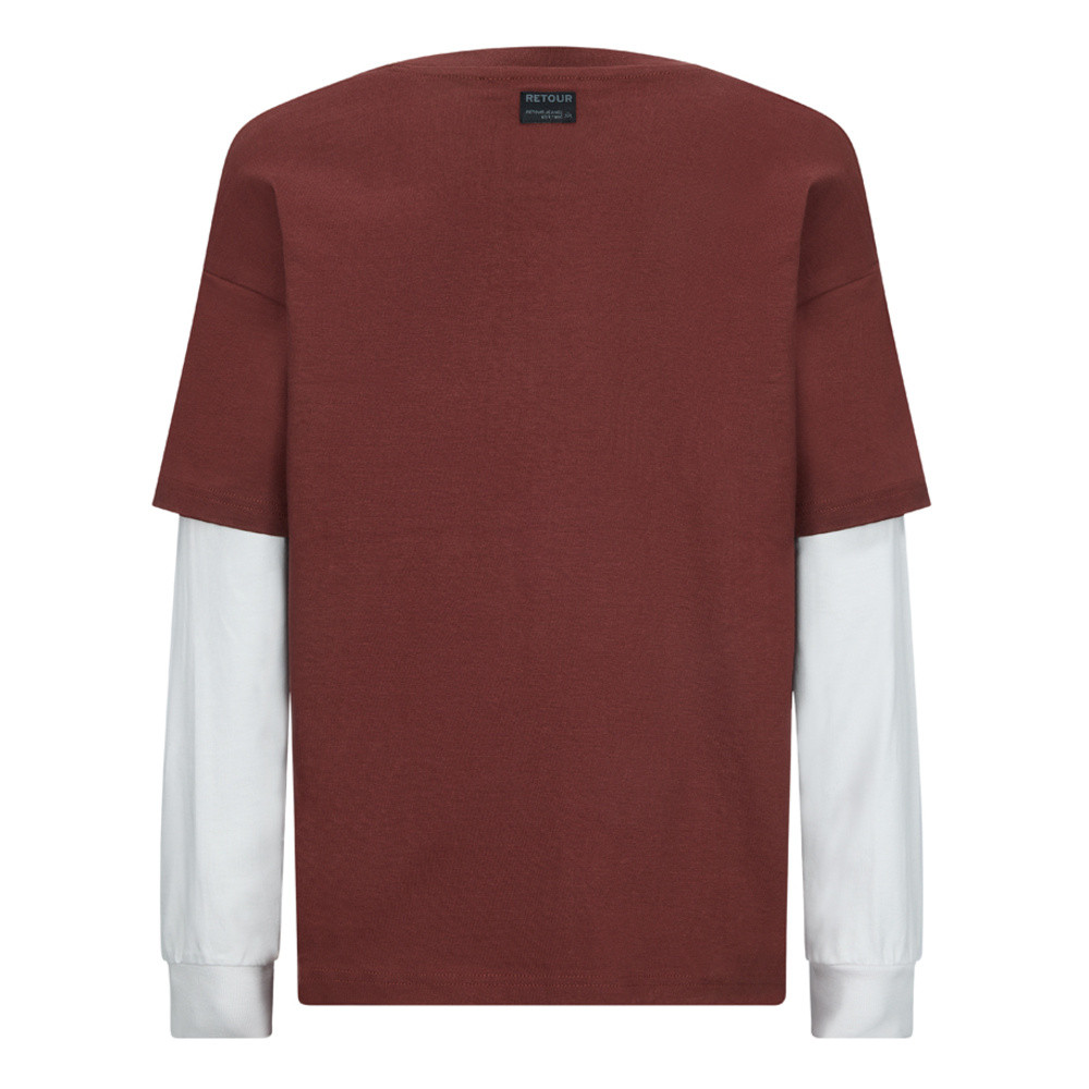 Guido Longsleeve Double Layer Bordeaux Guido Longsleeve Double Layer Bordeaux