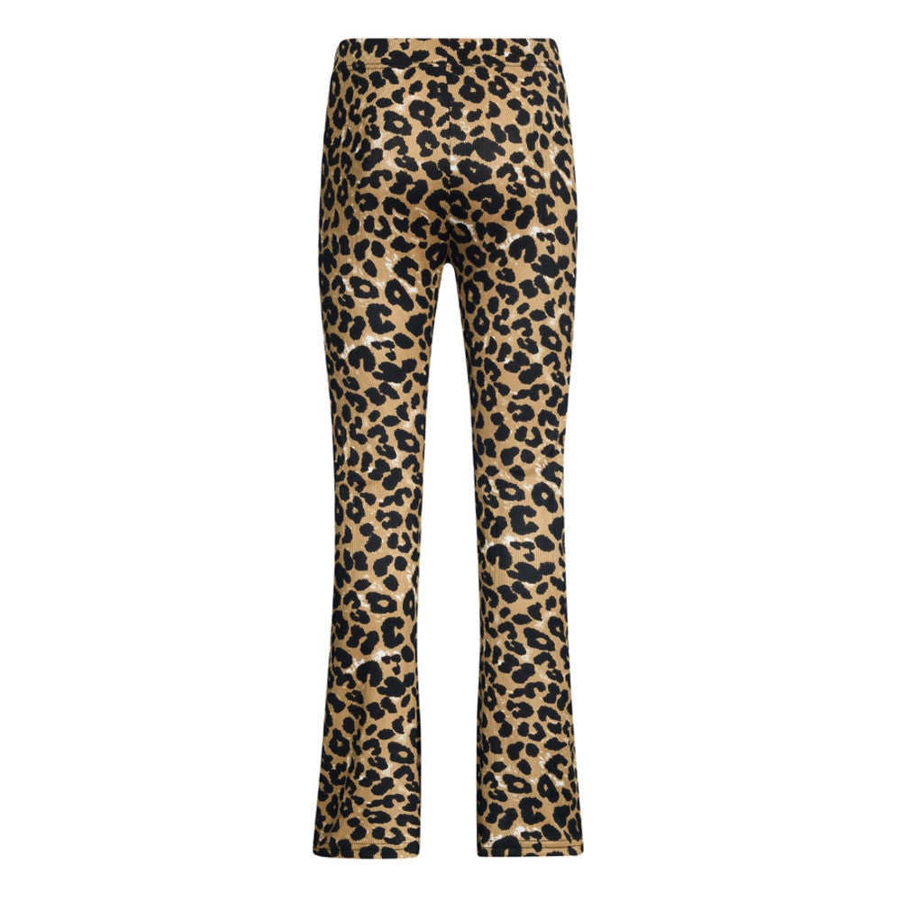 Donna Flared Pants Leopard Bruin 1 Donna Flared Pants Leopard Bruin 1