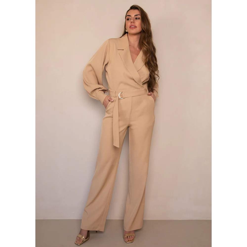 Jumpsuit Jonna Twill Camel Jumpsuit Jonna Twill Camel