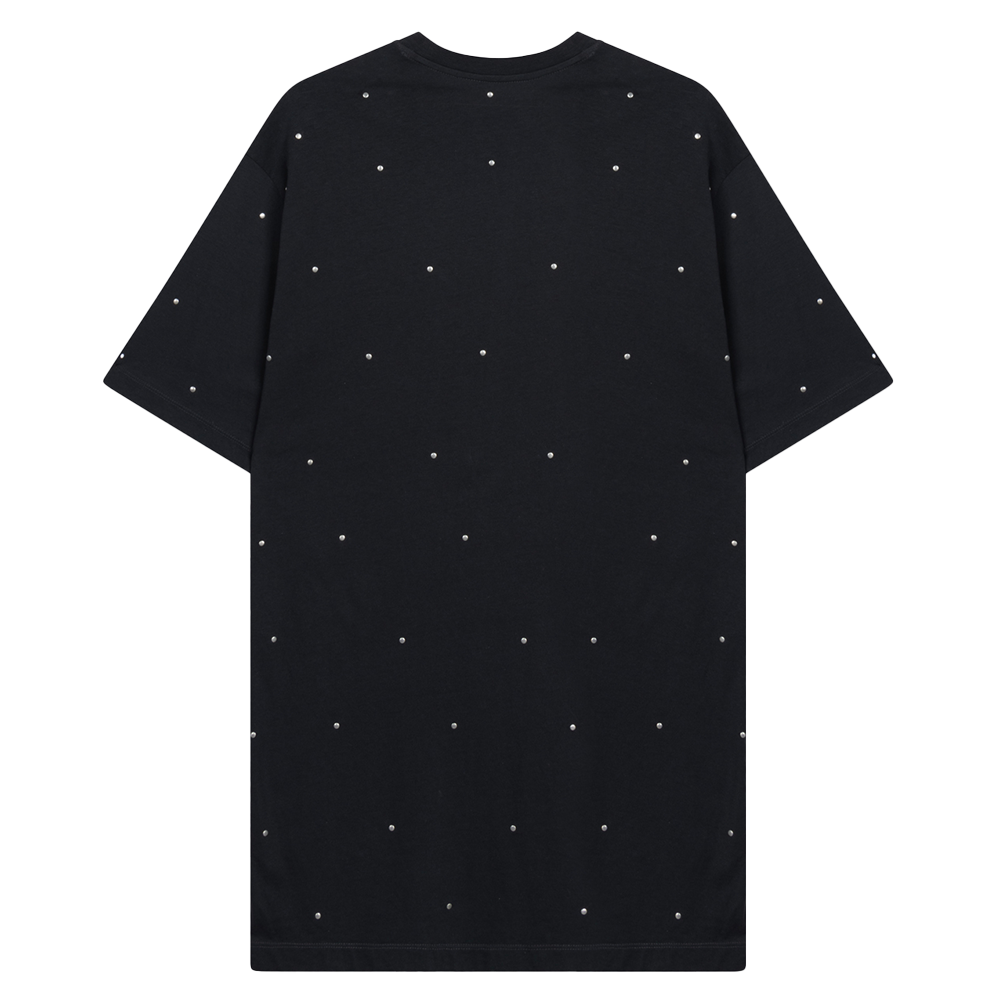 Ladies Knitted T-shirt Dress Bella Grijs Ladies Knitted T-shirt Dress Bella Grijs