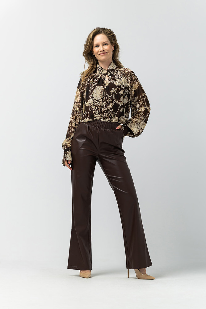 Adda Blouse Bruin 1 Adda Blouse Bruin 1