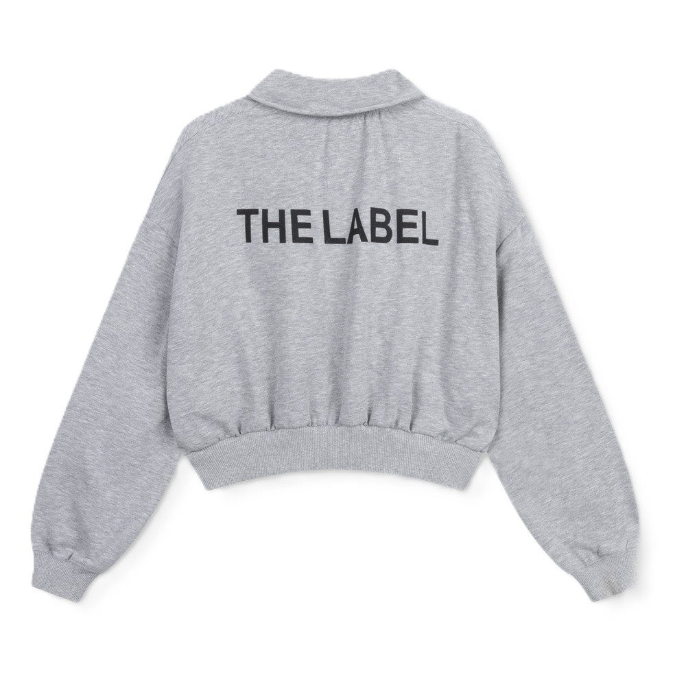 Ladies Knitted Polo Sweater Grijs Ladies Knitted Polo Sweater Grijs