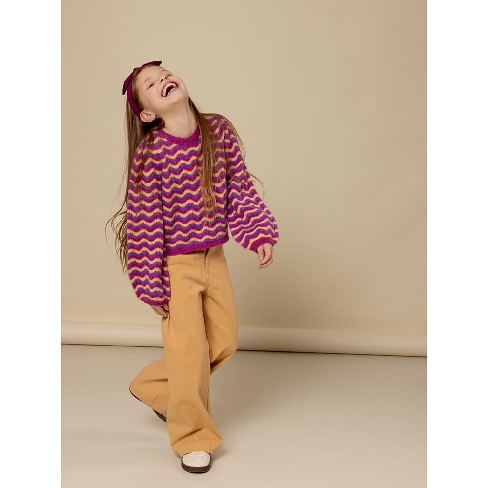 Little coloured denim wide leg Zand Little coloured denim wide leg Zand