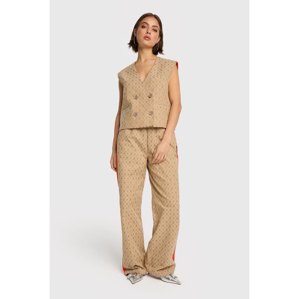 Ladies Woven Logo Pants Camel Ladies Woven Logo Pants Camel