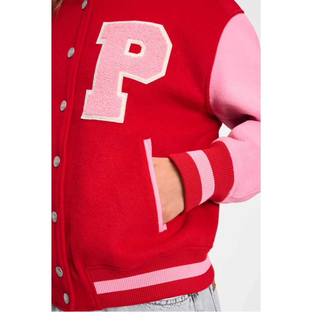 JACKET - Baseball Chili Red Rood JACKET - Baseball Chili Red Rood