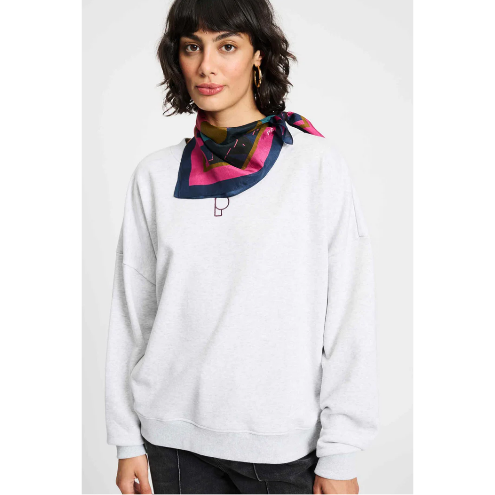 SHAWL - Croissant Romance Small Roze SHAWL - Croissant Romance Small Roze