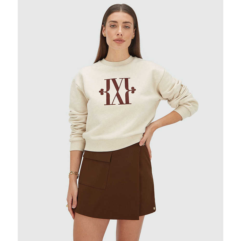 EBAH Relaxed Sweater Ecru EBAH Relaxed Sweater Ecru