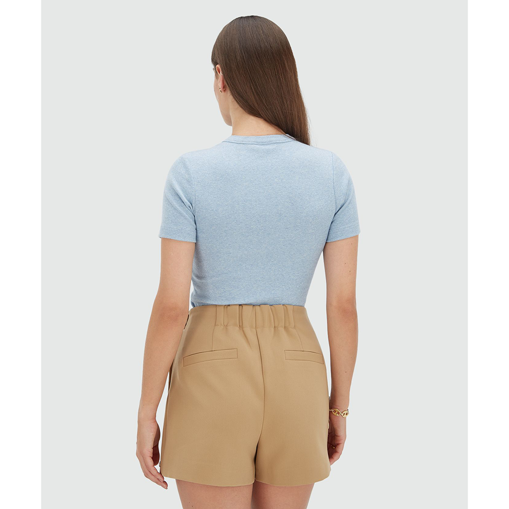 CODY Fitted T-shirt Met Logo Blauw CODY Fitted T-shirt Met Logo Blauw