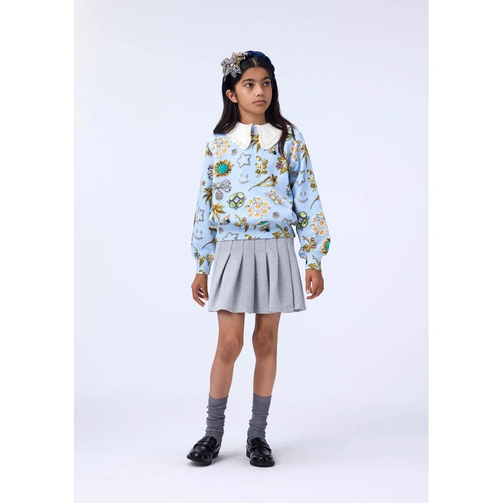 Marge Sweat shirt Royal Bling Licht Blauw Marge Sweat shirt Royal Bling Licht Blauw