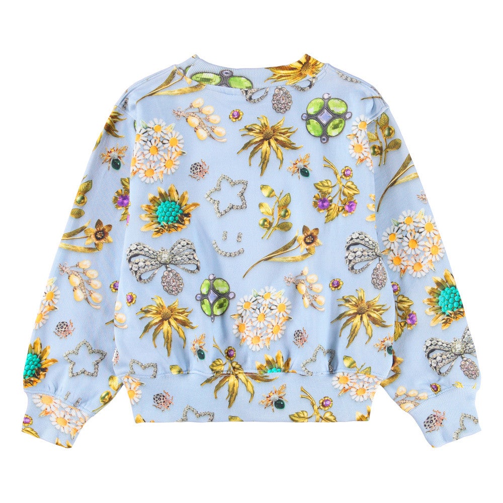 Marge Sweat shirt Royal Bling Licht Blauw Marge Sweat shirt Royal Bling Licht Blauw