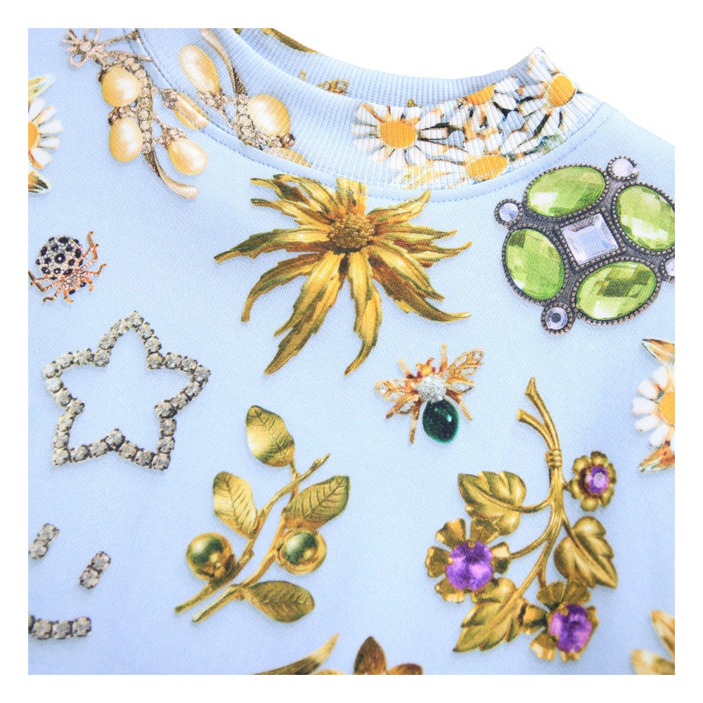 Marge Sweat shirt Royal Bling Licht Blauw Marge Sweat shirt Royal Bling Licht Blauw