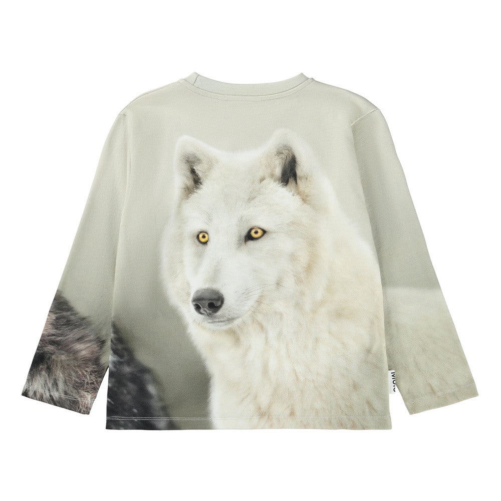 Rollo T-shirt Long Sleeves Two Wolves Wit 1 Rollo T-shirt Long Sleeves Two Wolves Wit 1