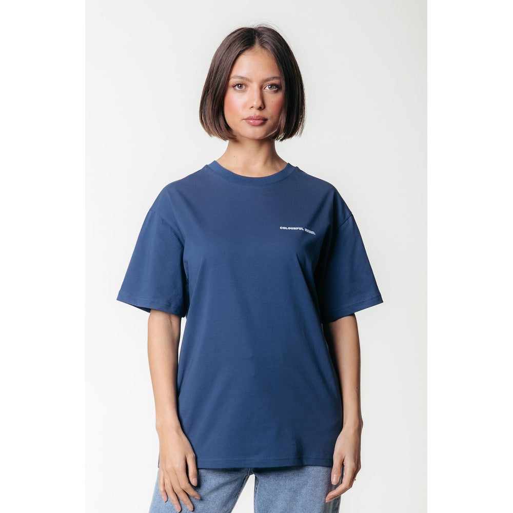 Sand and Dust Tour Loosefit Tee Blauw Sand and Dust Tour Loosefit Tee Blauw