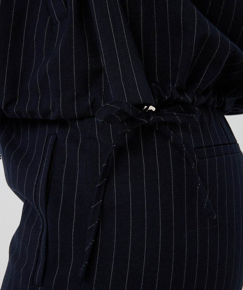 Jacket bomber pinstripe Blauw Jacket bomber pinstripe Blauw