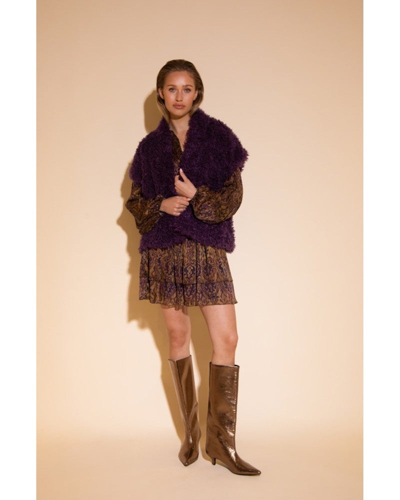 Bruna Gilet Paars Bruna Gilet Paars