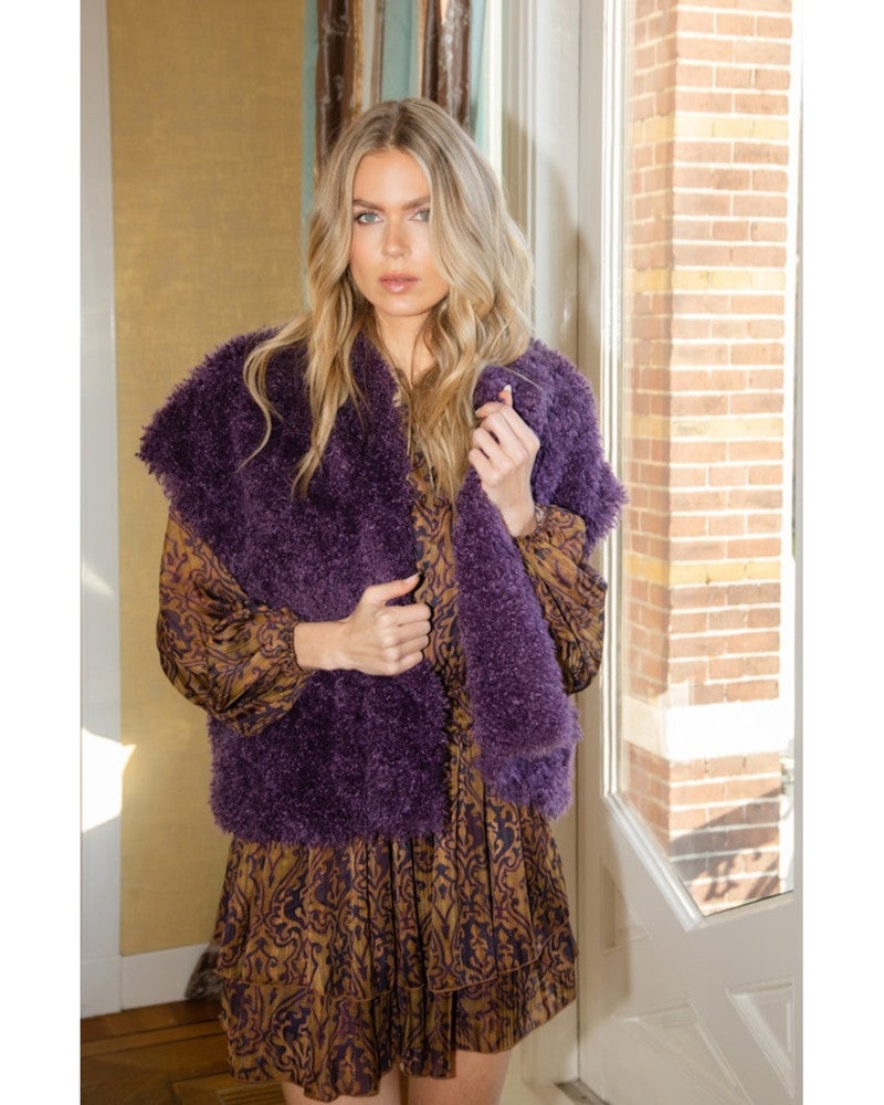 Bruna Gilet Paars Bruna Gilet Paars