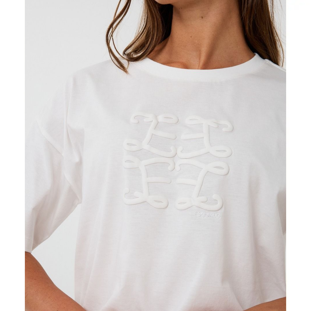 T-shirt wide monogram Off White T-shirt wide monogram Off White
