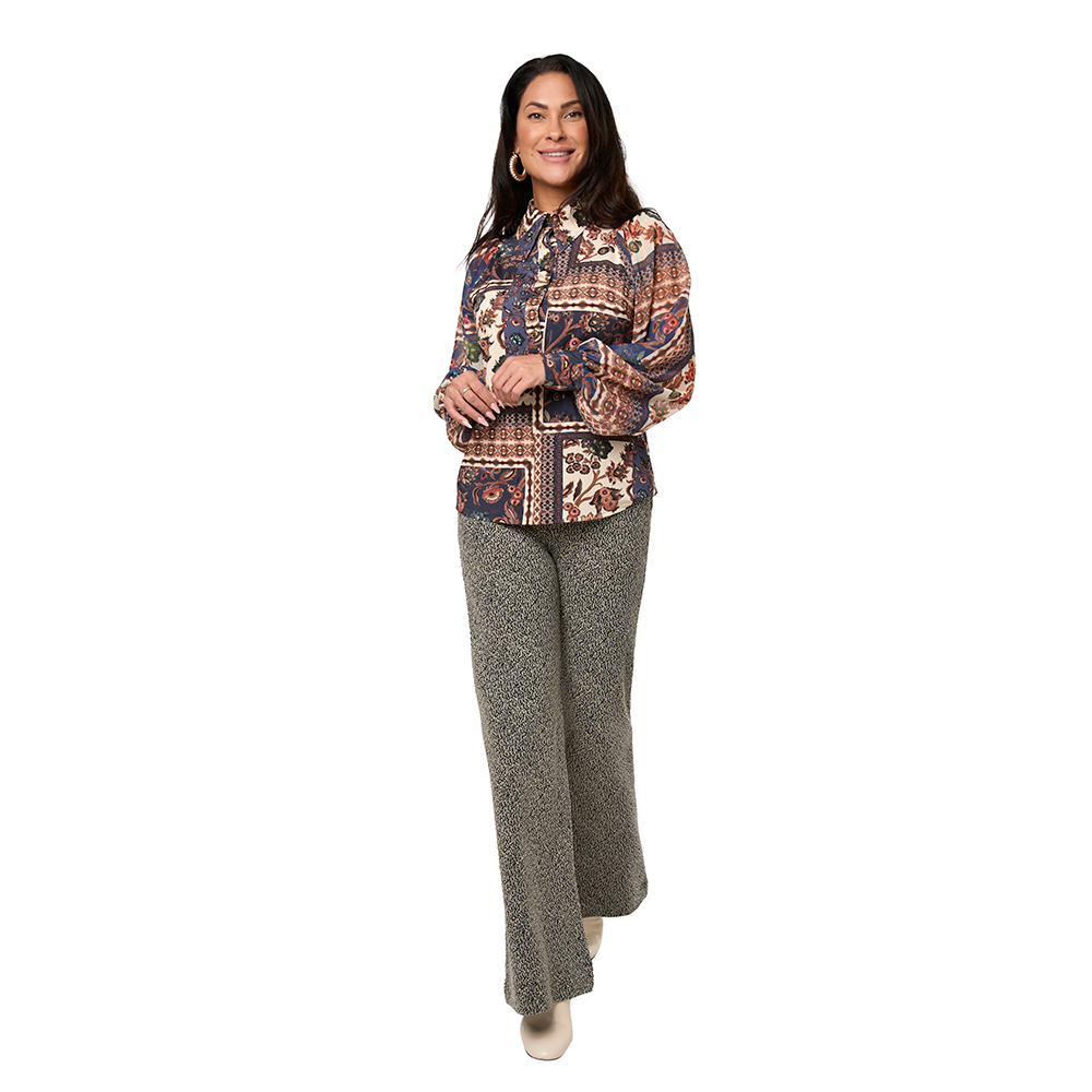 Landa Elcona Top Blauw Landa Elcona Top Blauw