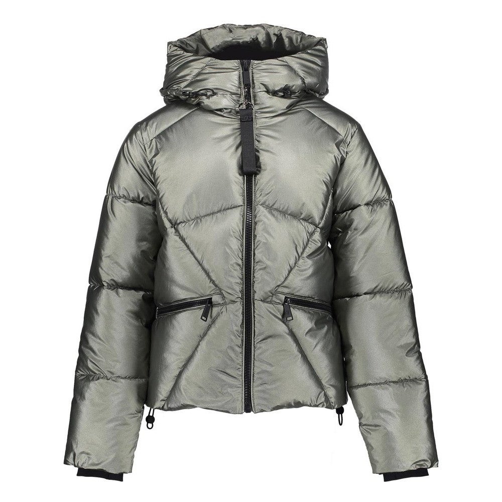 Jacket metallic boxy Groen Jacket metallic boxy Groen