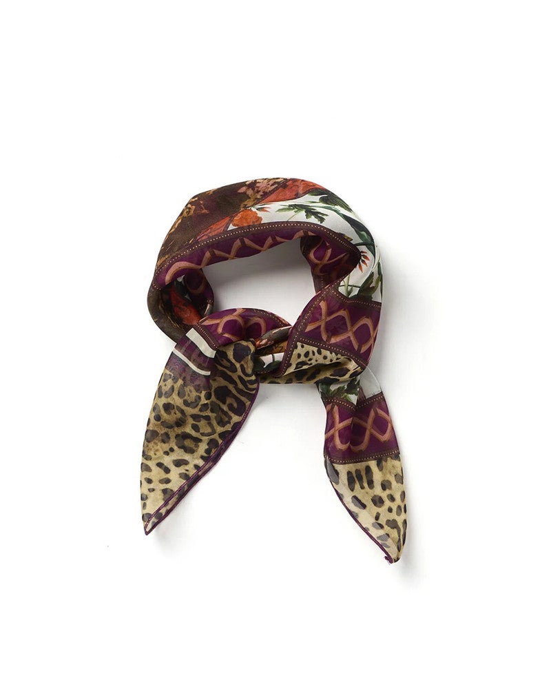Lola Small Palermo Scarf Bordeaux Lola Small Palermo Scarf Bordeaux