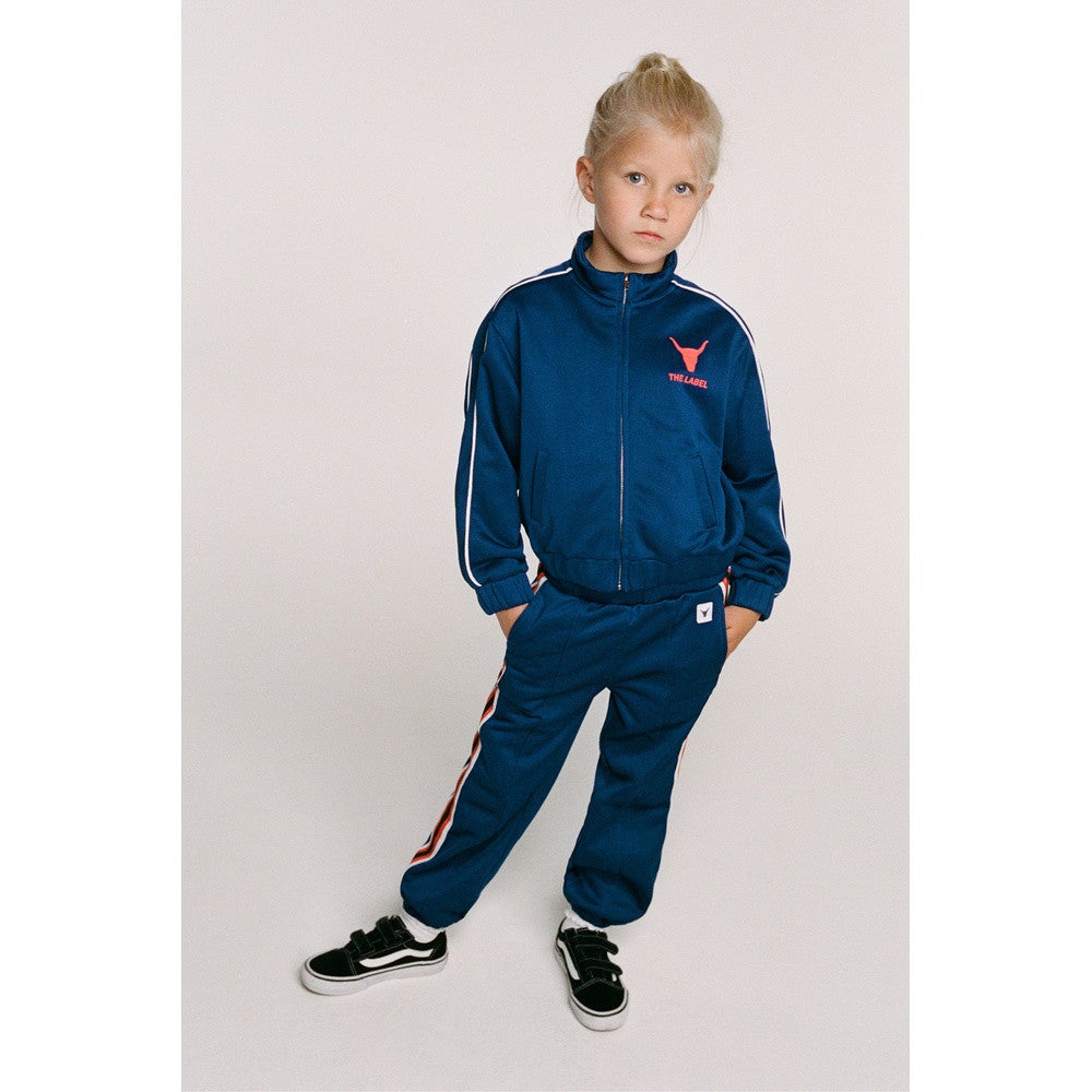 kids knitted jogging pants Blauw kids knitted jogging pants Blauw