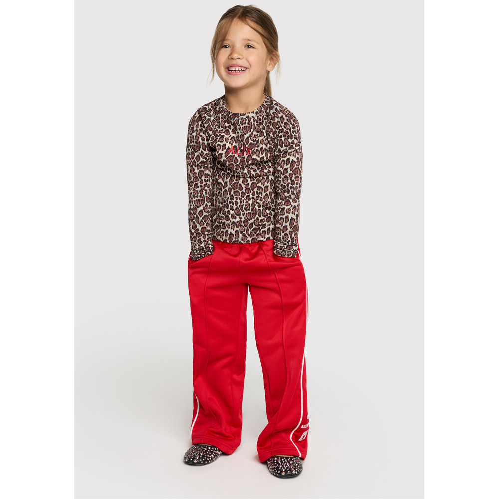 kids knitted wide leg pants Rood kids knitted wide leg pants Rood