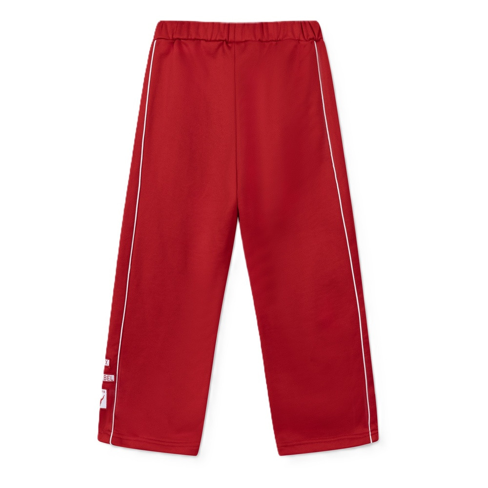 kids knitted wide leg pants Rood kids knitted wide leg pants Rood