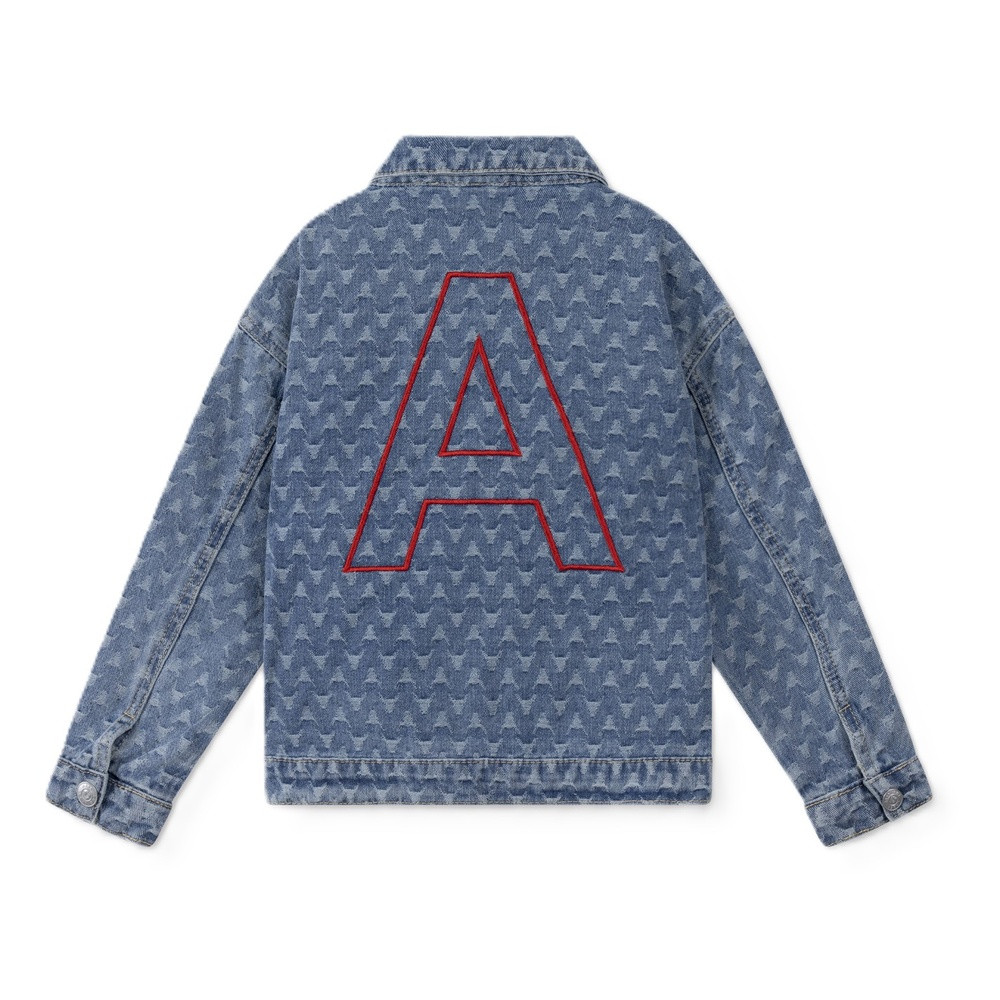 kids woven bull denim jacket Licht Blauw kids woven bull denim jacket Licht Blauw