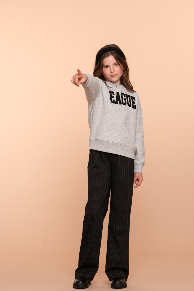 Pants pinstripe Zwart 1 Pants pinstripe Zwart 1