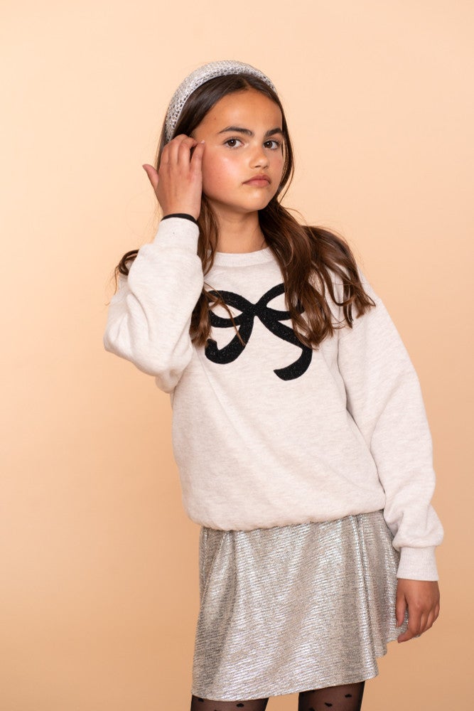 Sweat bow Beige Sweat bow Beige