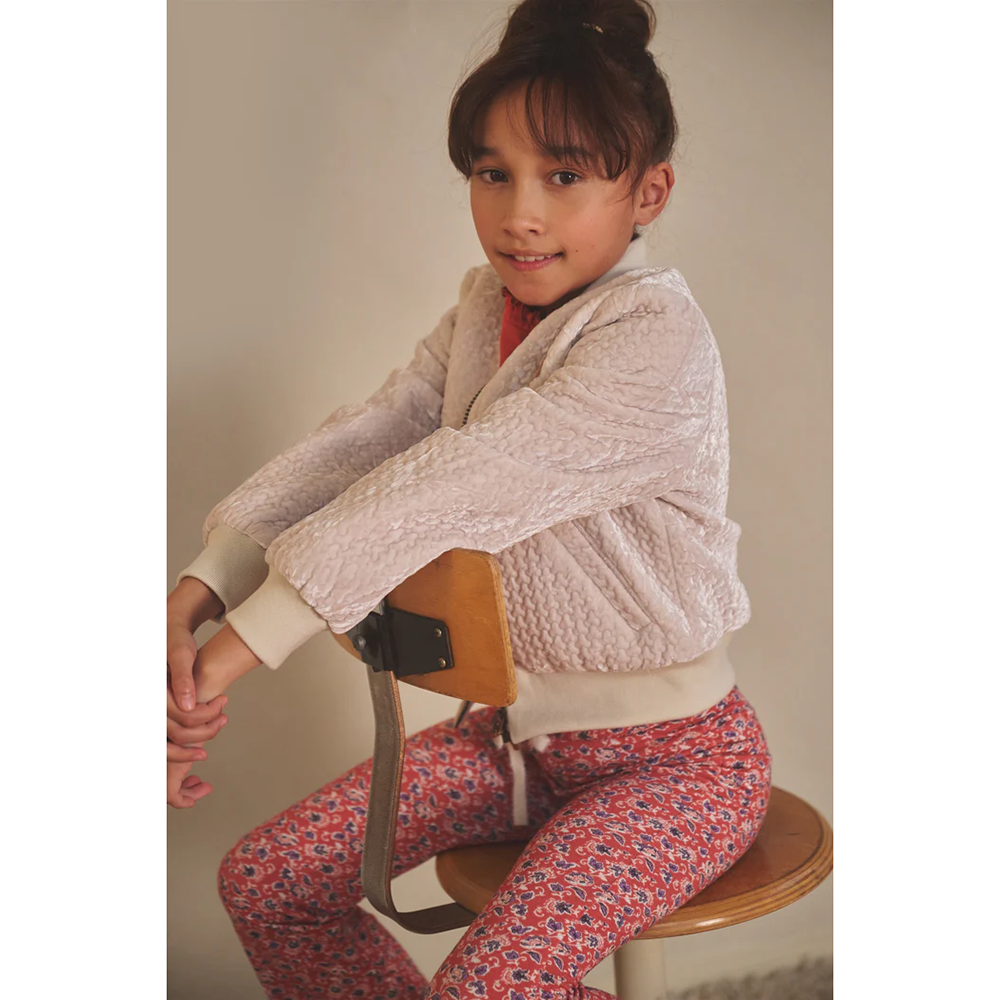 Doris Stepped Velvet Jacket Off White Doris Stepped Velvet Jacket Off White