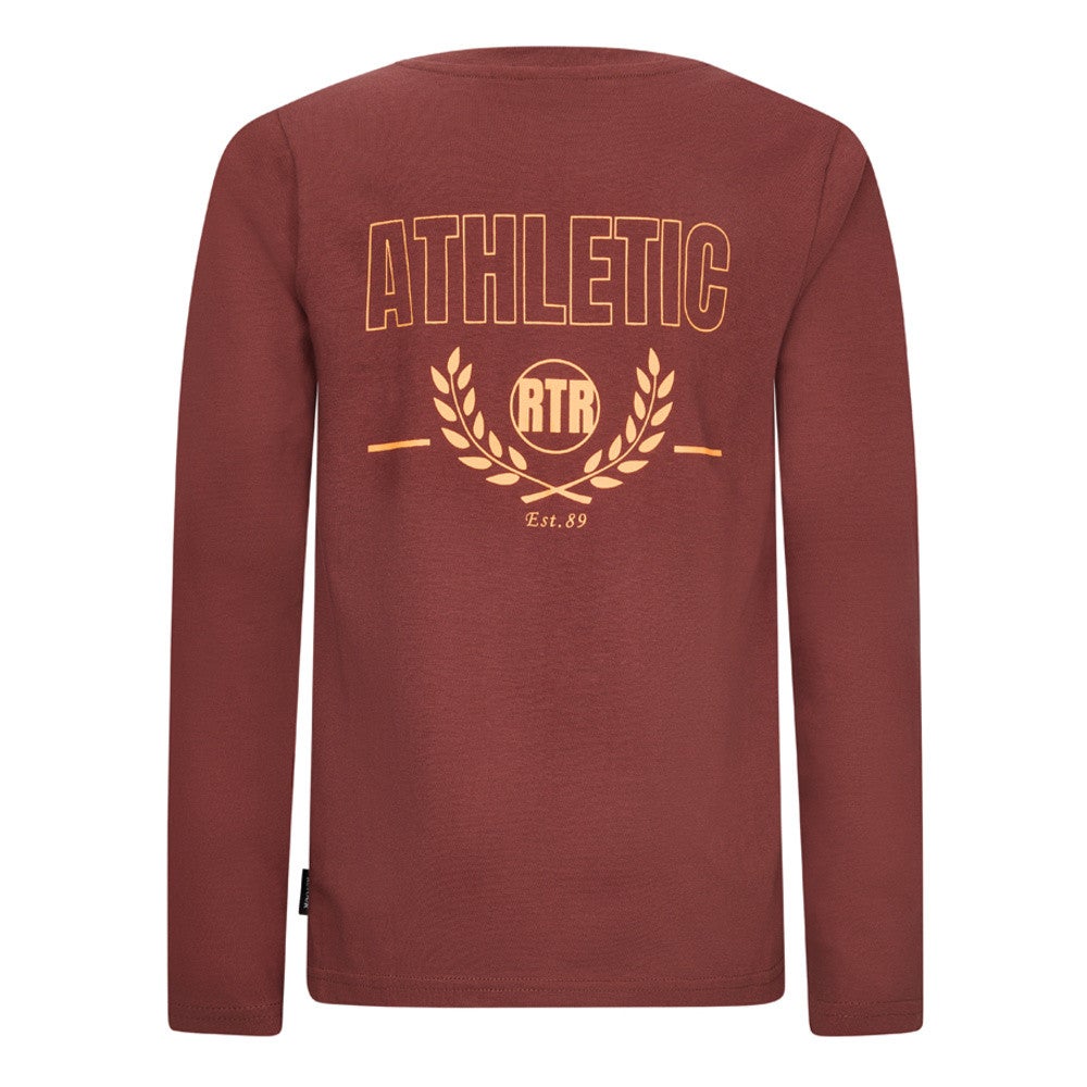 Frank Longsleeve Backprint Bordeaux Frank Longsleeve Backprint Bordeaux