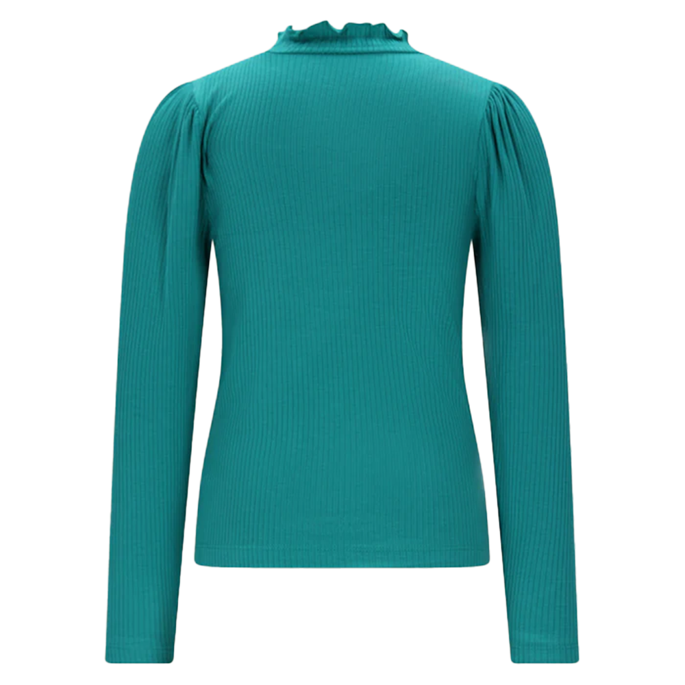 Koss Ecovero Rib Jersey Essential Tshirt Groen Koss Ecovero Rib Jersey Essential Tshirt Groen