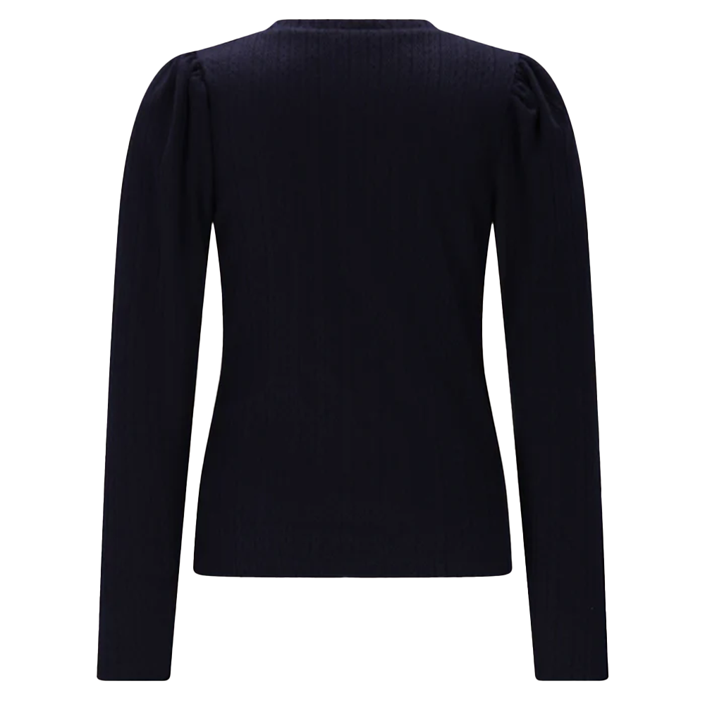 Kiva Fancy Knit Jersey Blauw Kiva Fancy Knit Jersey Blauw