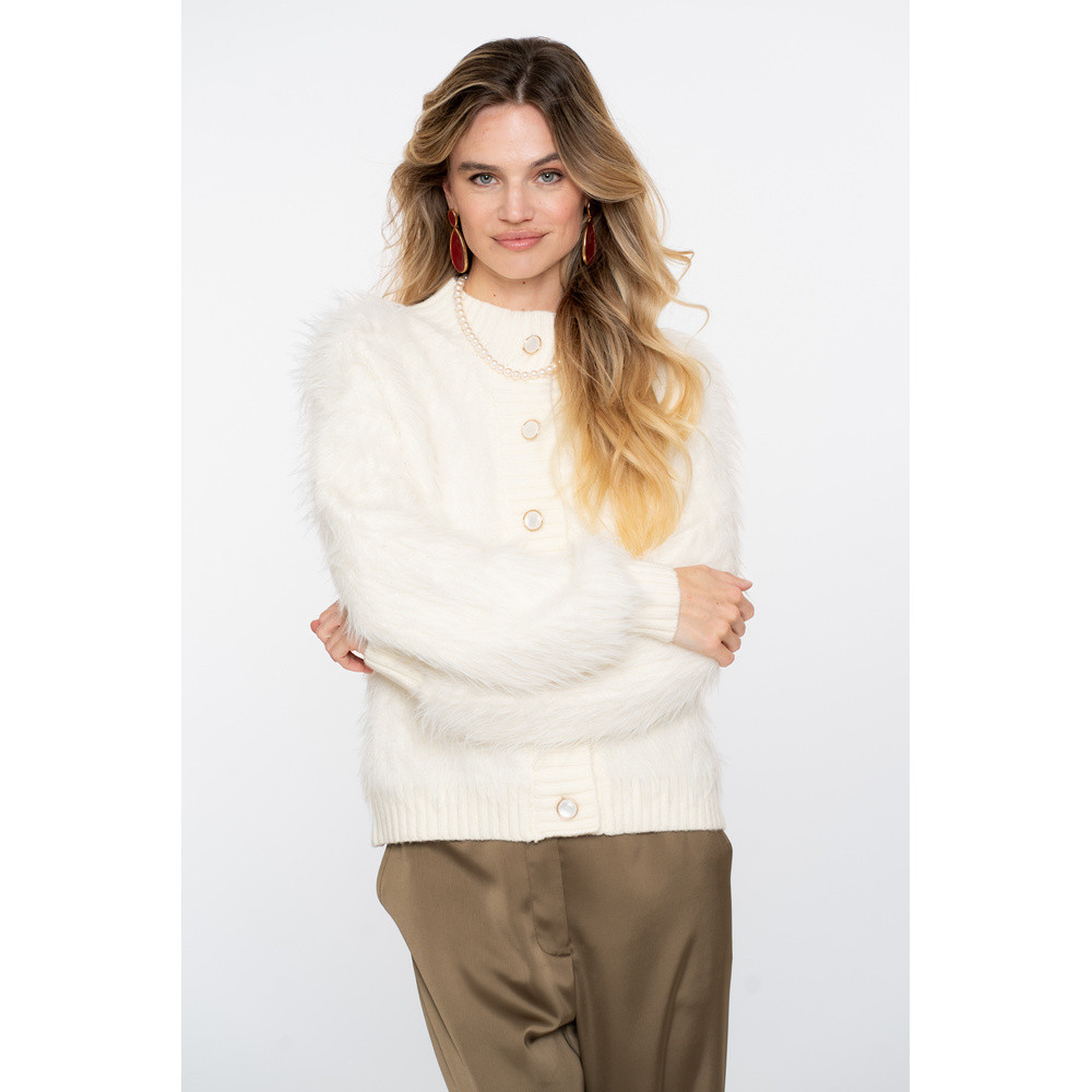 Cardigan furry Off White Cardigan furry Off White