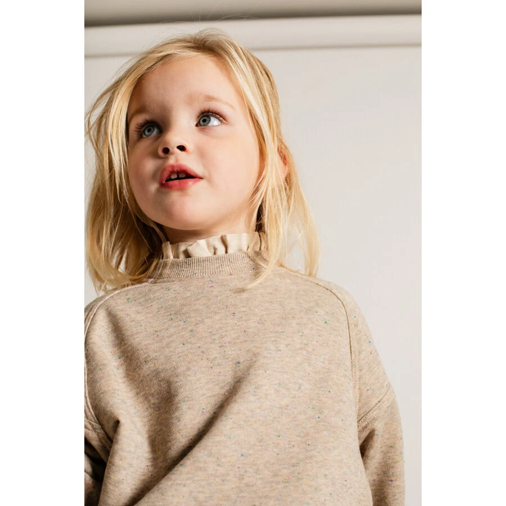 Noville Sweater Collar Zand Noville Sweater Collar Zand