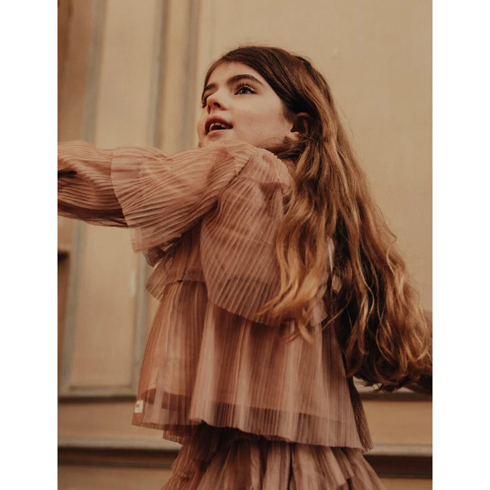 Meyrin Blouse Tule Zand Meyrin Blouse Tule Zand