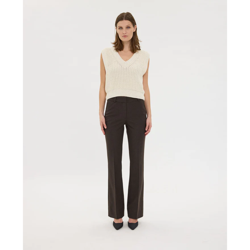 CLARAFV 032 MOCCA CHECK Bruin 1 CLARAFV 032 MOCCA CHECK Bruin 1