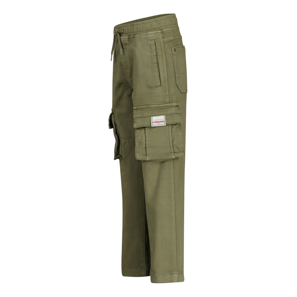 Claudio Worker Loose Fit Cargo Pants Groen Claudio Worker Loose Fit Cargo Pants Groen