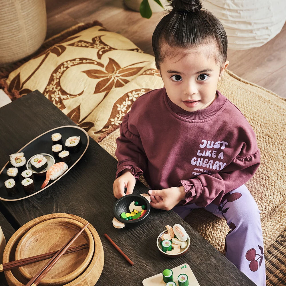 Lizelot Mini Sweater Balloonsleeves Paars Lizelot Mini Sweater Balloonsleeves Paars