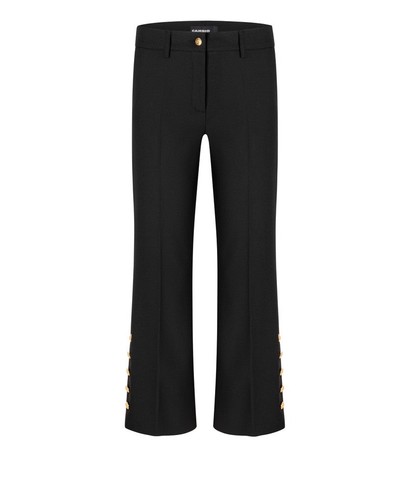 France Statement Slit Trousers Zwart 1 France Statement Slit Trousers Zwart 1