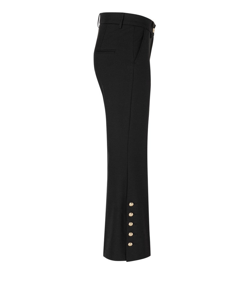 France Statement Slit Trousers Zwart 1 France Statement Slit Trousers Zwart 1